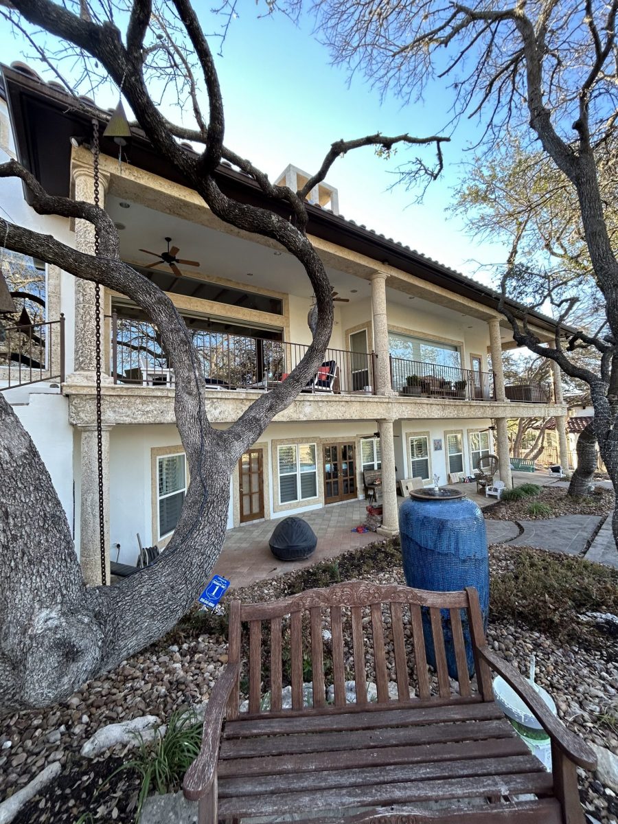 white painted missionstyle house exterior