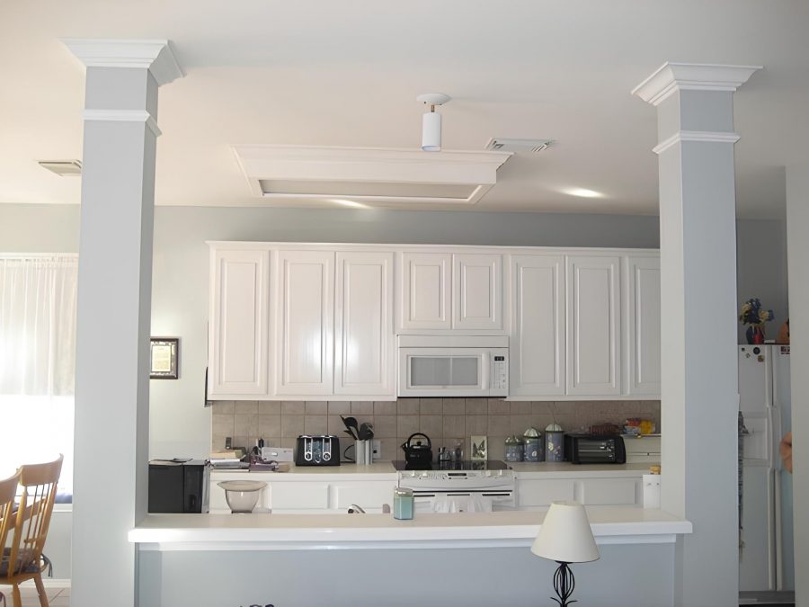 Kitchen Cabinet Painting Project in Spring Branch, TX