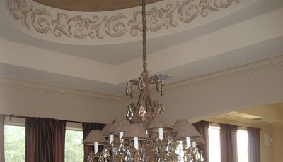 Recessed Ceiling & Crown Molding Restoration