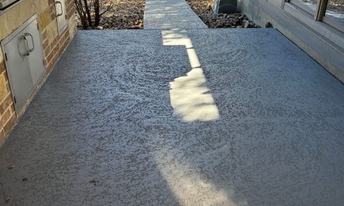 Concrete Patio Staining