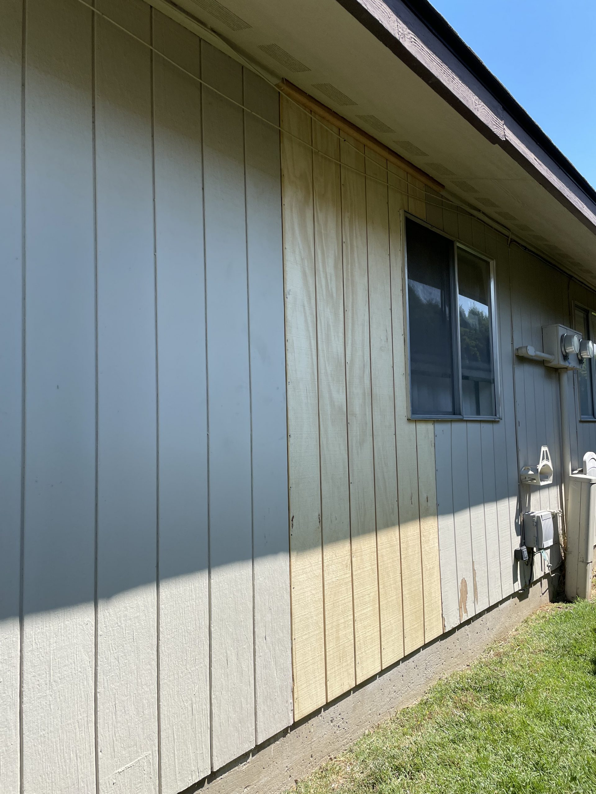 before siding replacement