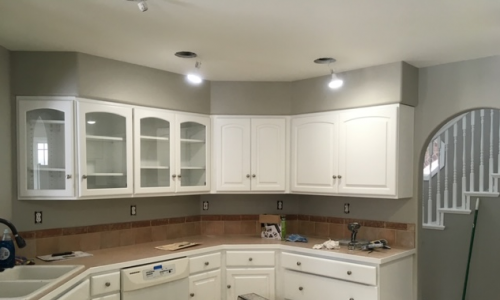 Renovated White Cabinets