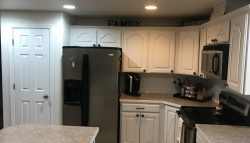 Updated White Kitchen Cabinets