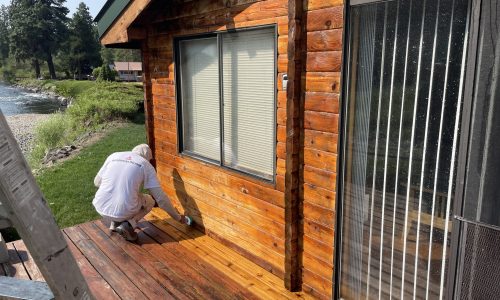 Log Cabin Restoration (During)