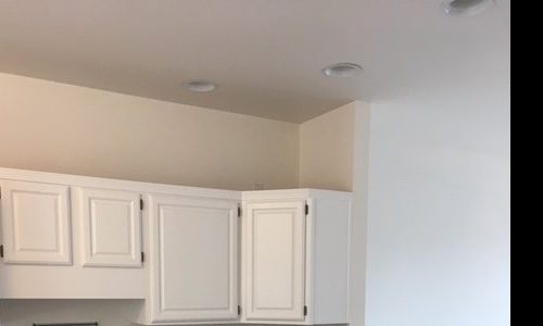White Kitchen Cabinet Painting