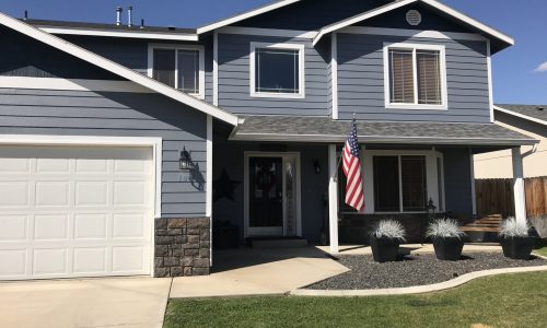 Navy Blue Exterior Painting