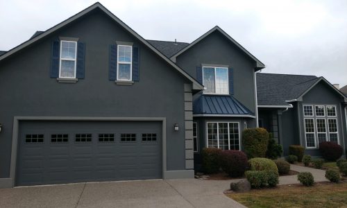 Black Stucco Painting