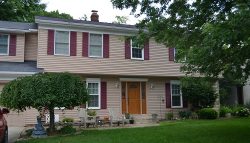 Exterior painting by CertaPro house painters in Solon, OH