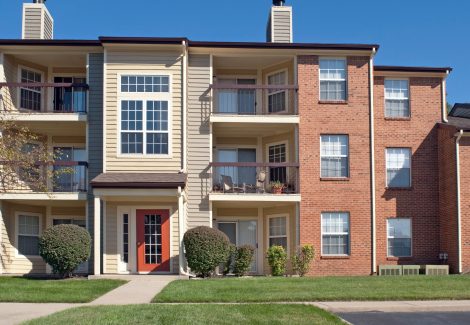 Exterior Commercial Apartment Siding Painting