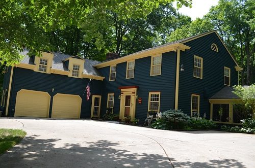 Exterior house painting by CertaPro painters in Chagrin Valley, OH