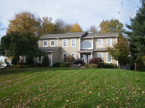 Exterior painting by CertaPro house painters in Solon, OH