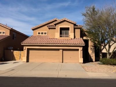 brown stucco on exterior of home