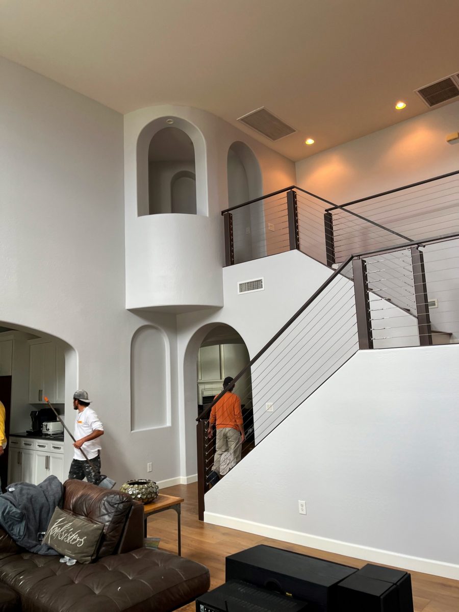 interior stair case after being painted Preview Image 1