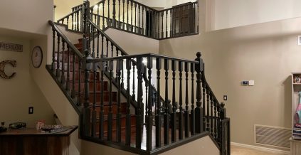 Stairway Railing Repaint