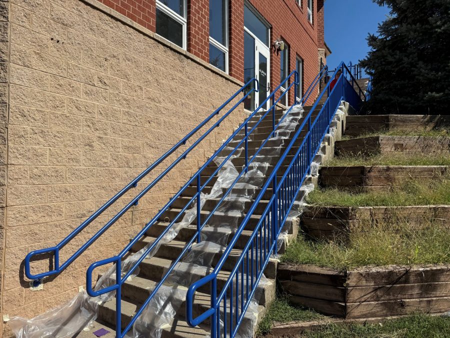 hand railing paint project