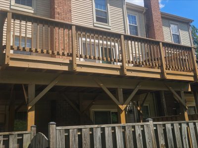 stained deck in fairfax