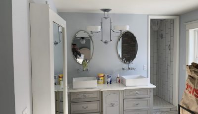 painted bathoom