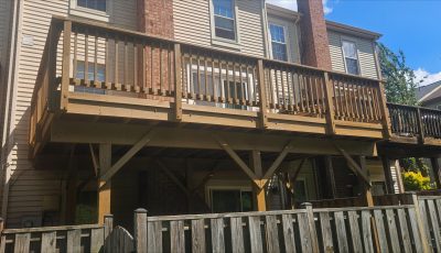 stained deck in fairfax