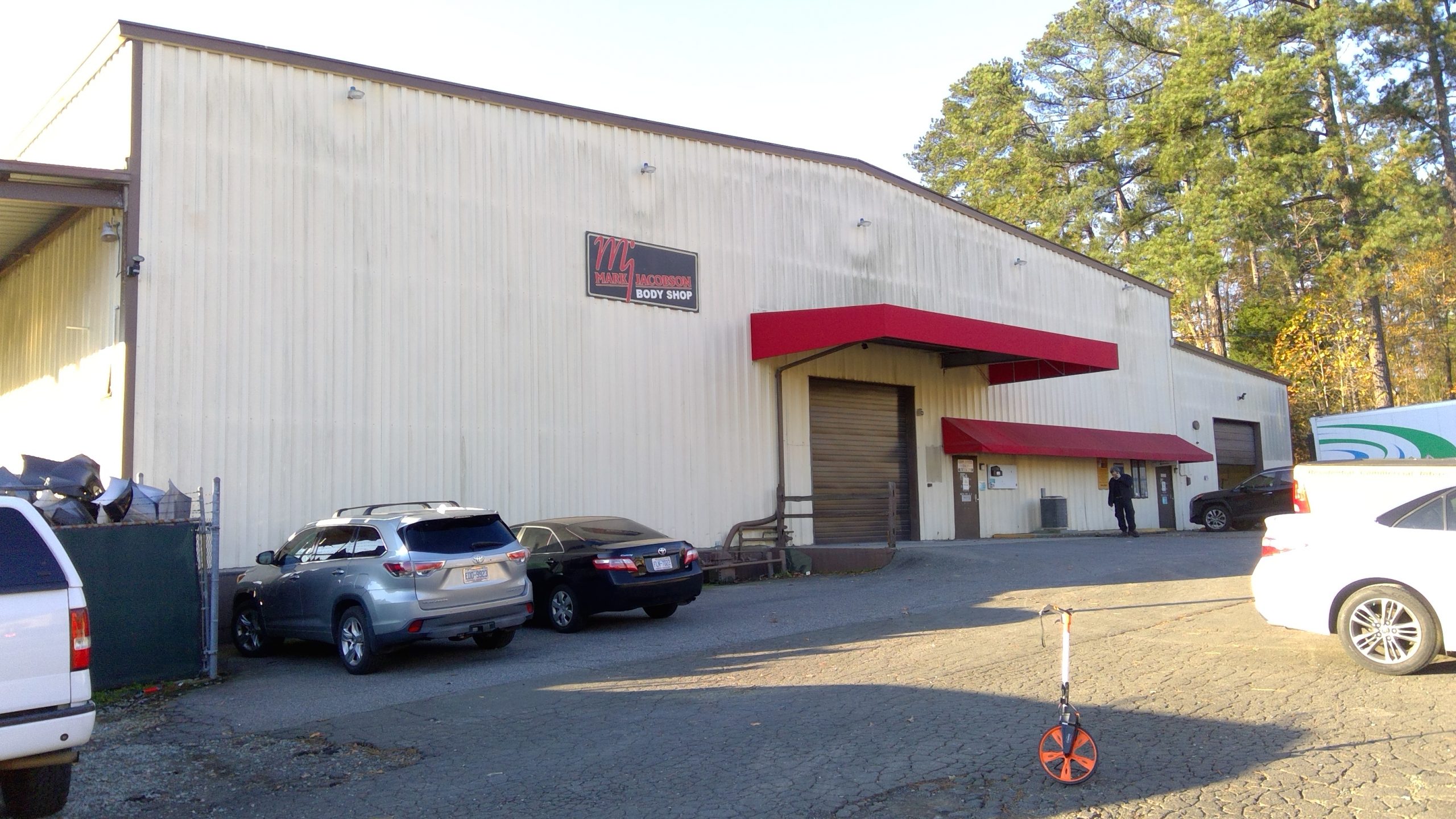 Commercial painting in Durham, NC - Before