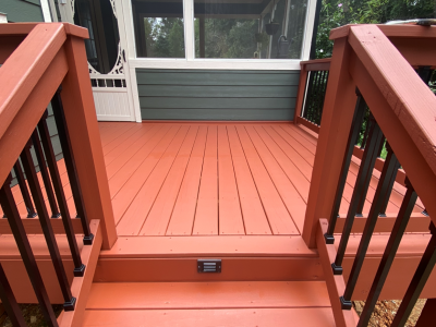 Exterior painting for decks