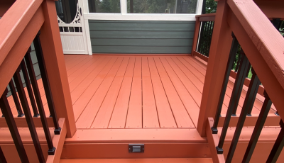 Exterior painting for decks