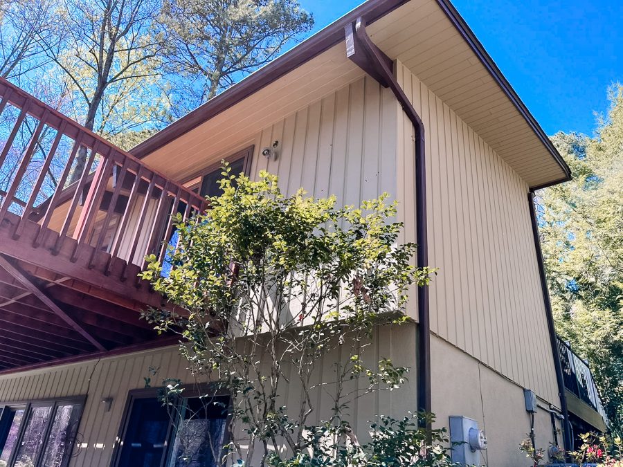 exterior painting of residential property