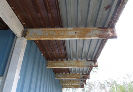 Commercial Building Painting - Before