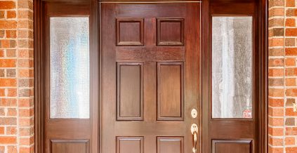 Front Door Entrance Staining