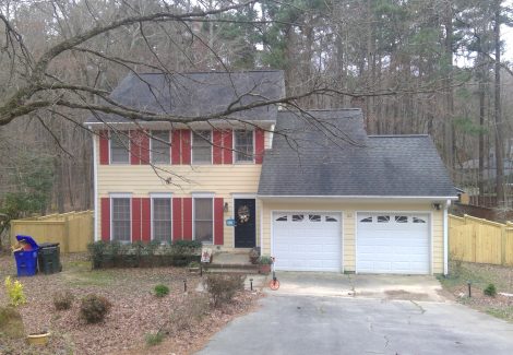 before professional exterior painting