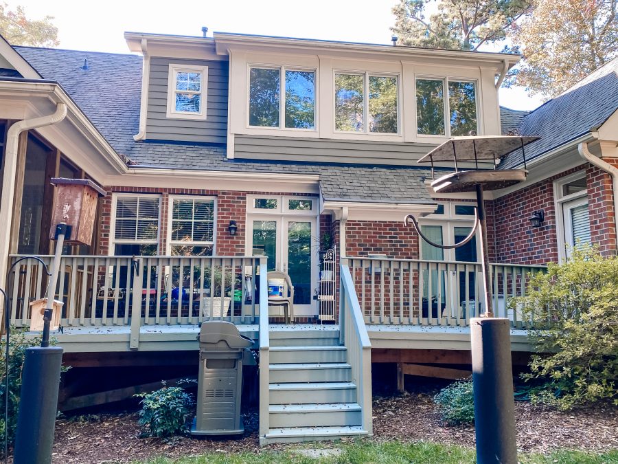 Rear residential exterior painting