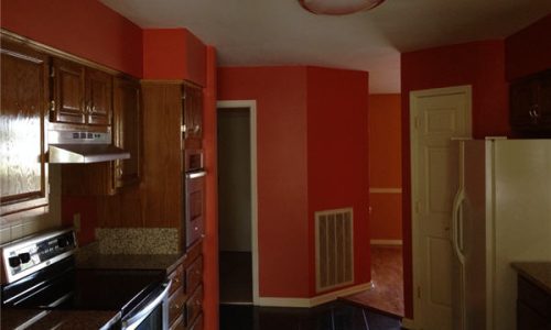 Red Kitchen Painting