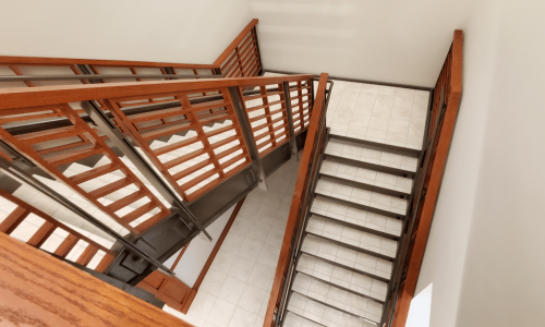 Moe's Southwest Grill - Belle Hall (Stairway)