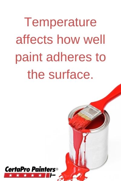 What Is The Best Temperature To Paint Inside Certapro Painters - Does Temperature Affect Paint Color