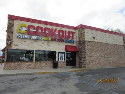 Repainted Cookout in Greenville