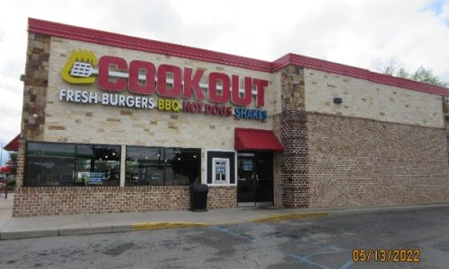 Repainted Cookout in Greenville