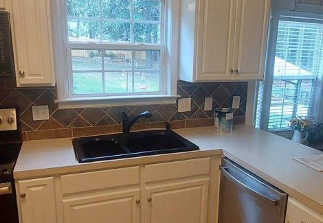 Kitchen Cabinet Painting in Albemarle