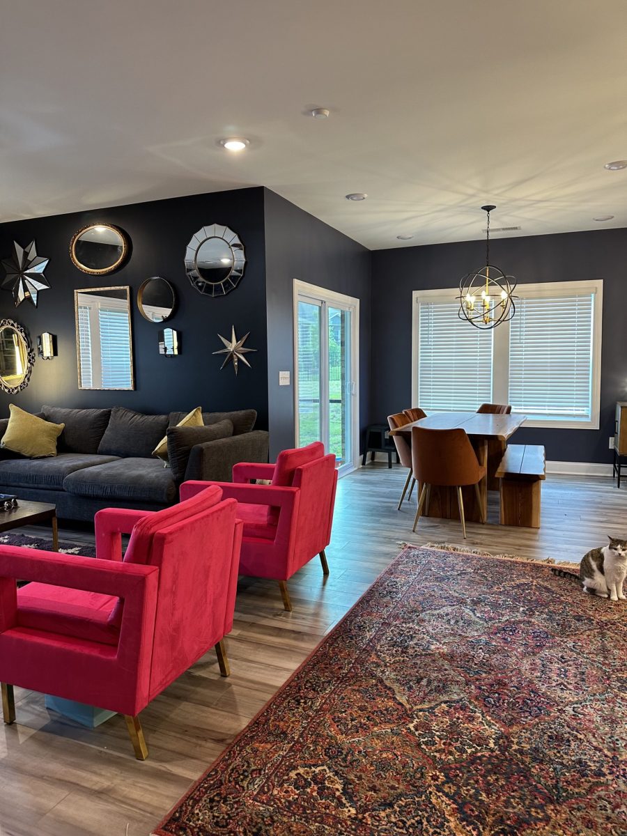 Another View of Living Room Repainted in Mint Hill Preview Image 1