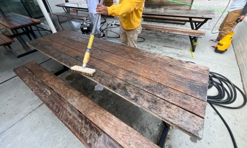 Removing Layers of Oil Stains