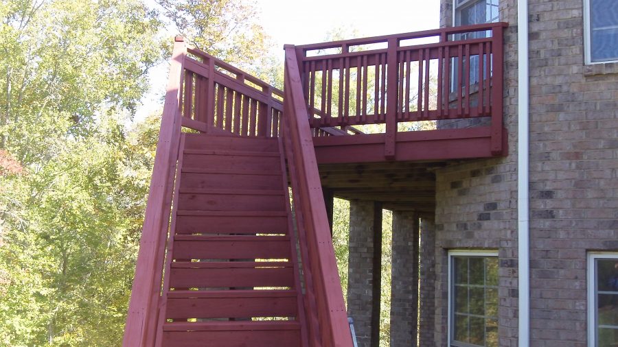 Deck Stairs Painting / Staining