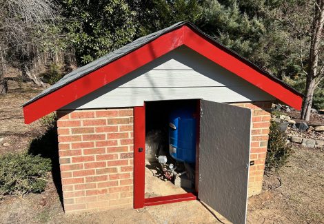 Well House Paint Treatment