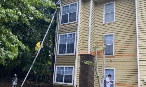 Before the Siding and Trim