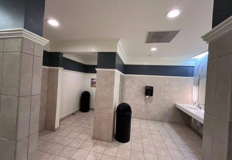 Charlotte University Bathroom Painting Project