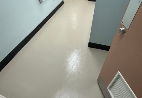 HOA Pool House Restroom Floor Refinish