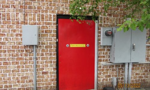 Cookout Exit Door Before