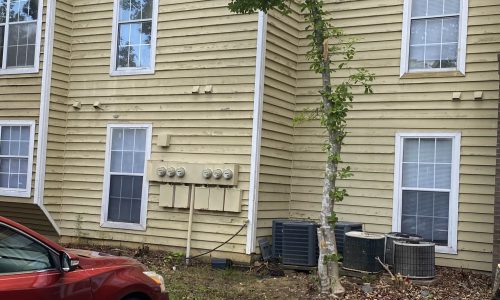 Before Condition of the Siding