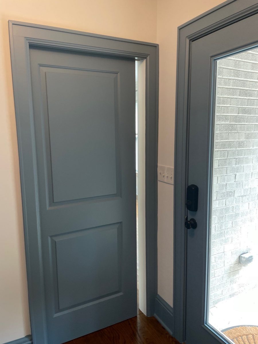 blue painted doors and trim Preview Image 2