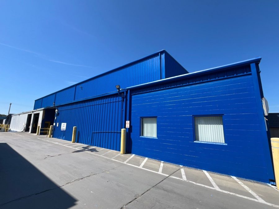 blue painted industrial facility Preview Image 1
