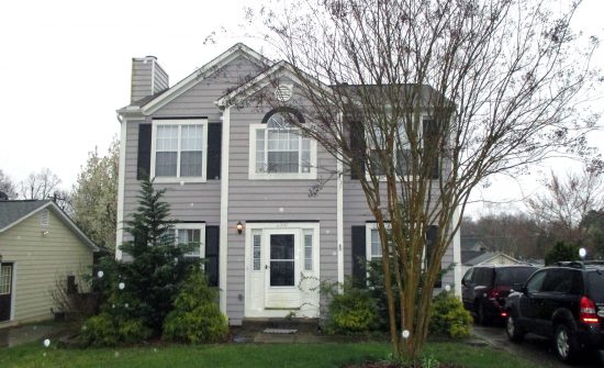 Charlotte exterior siding paint project