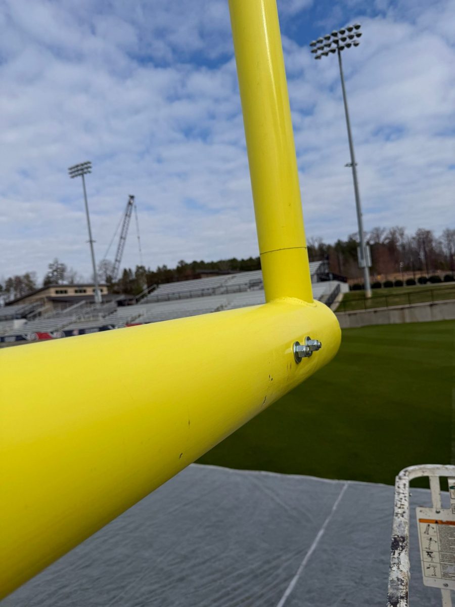 football goalpost with damaged paint Preview Image 5