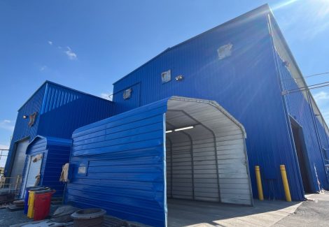 Industrial Facility Exterior Paint Restoration